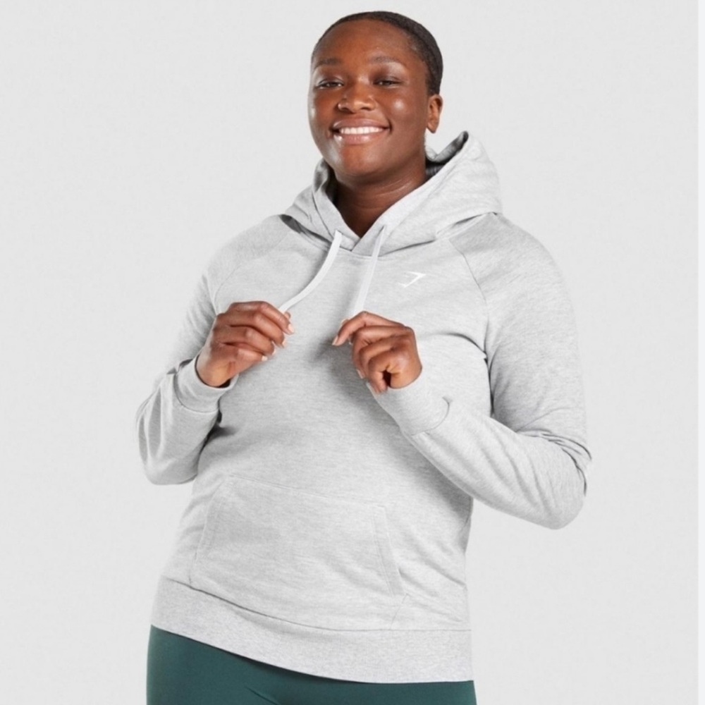 Gymshark Training Hoodie - Light Grey Marl